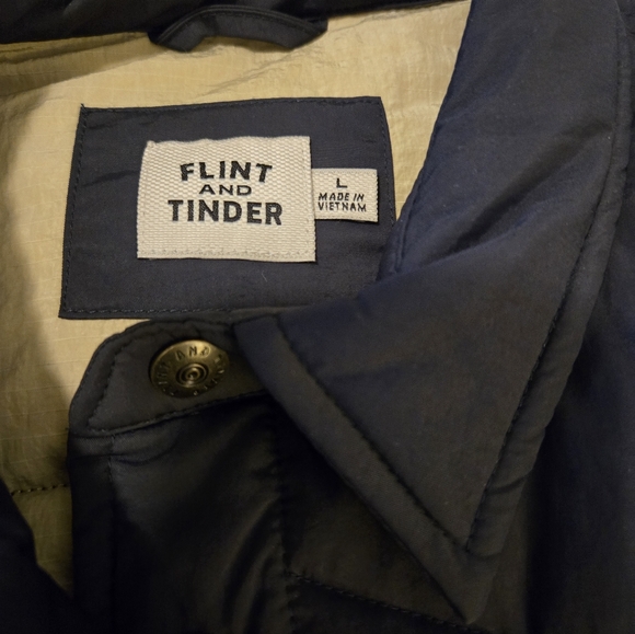 Flint And Tinder Jackson Shirt Jacket Size Large Dark Navy - Picture 3 of 8